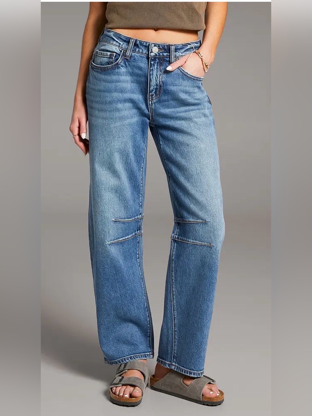 BKE Taylor Low Slung Horseshoe Stretch Jean 25